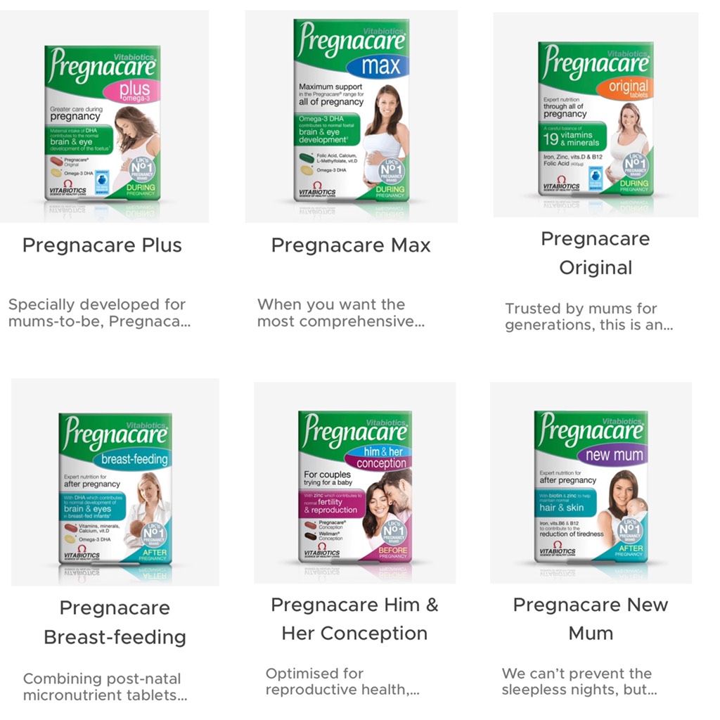 Vitamin tổng hợp cho mẹ bầu Pregnacare Max 84 viên