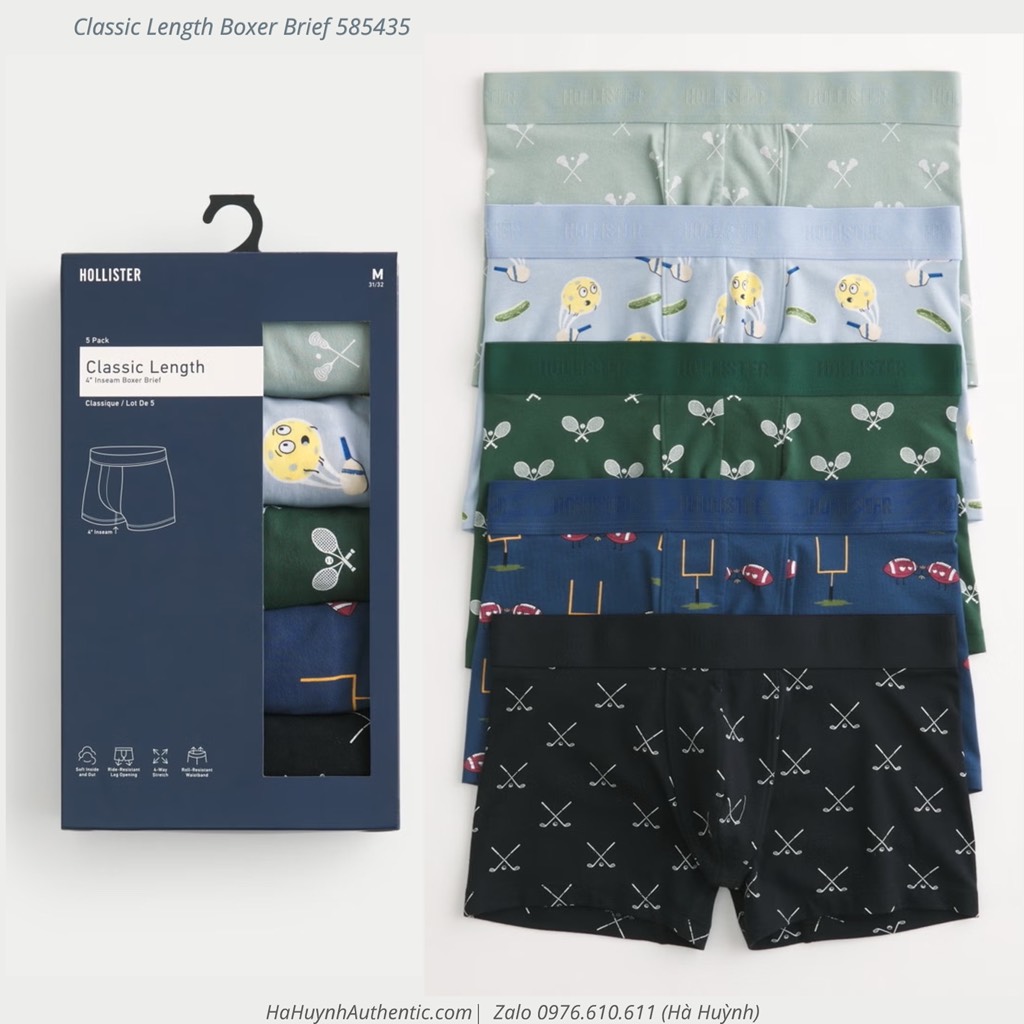 [ Hollister ] Classic Length Boxer Brief 585435