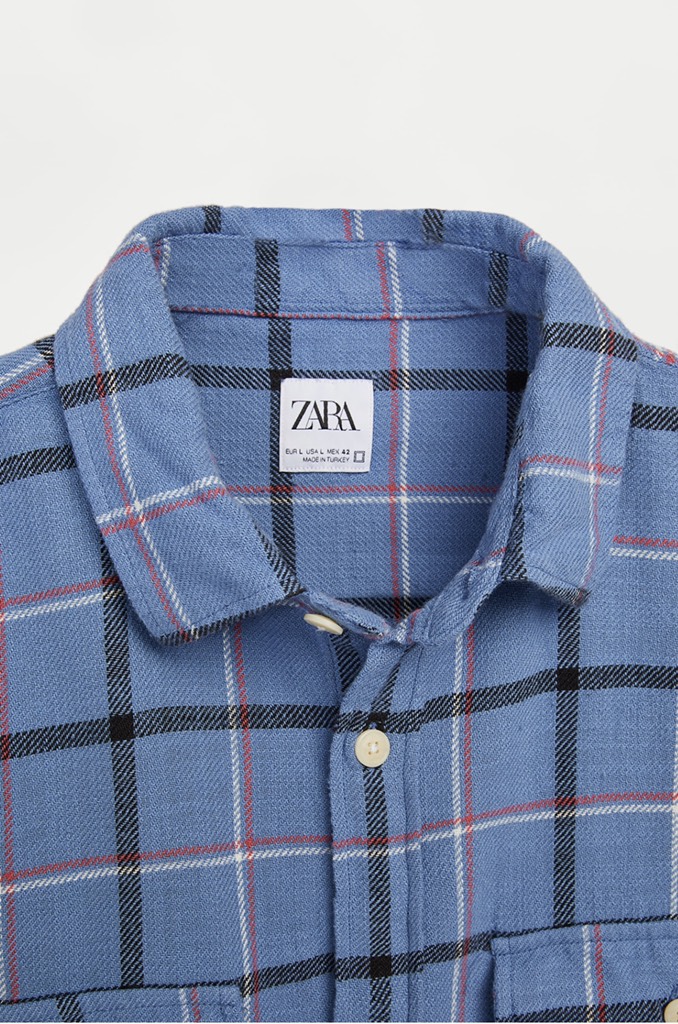 TEXTURED CHECK SHIRT