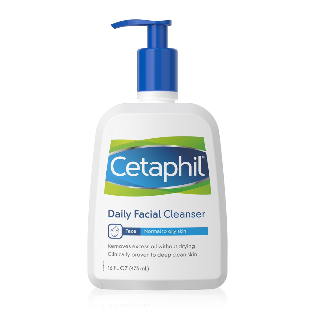 Sữa rửa mặt Cetaphil Daily Facial Cleanser for Normal to Oily Skin, 16 fl oz
