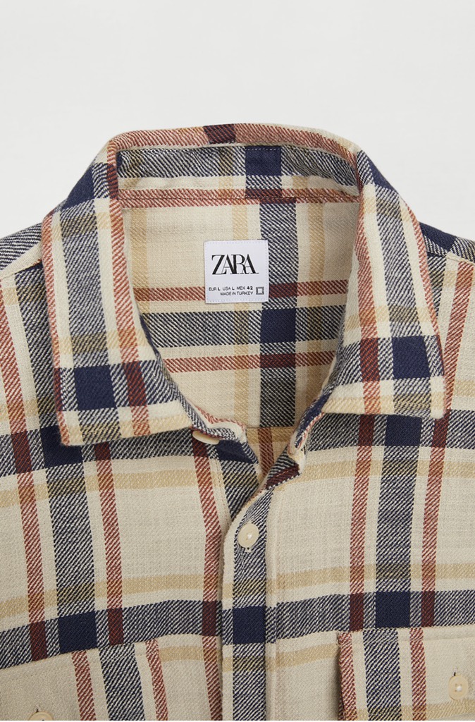 TEXTURED CHECK SHIRT
