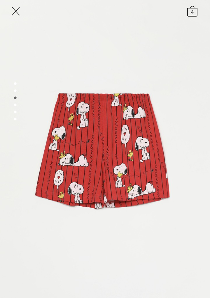 SNOOPY PEANUTS SHORT PYJAMAS