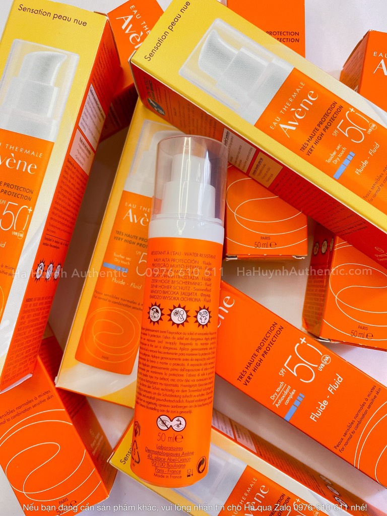 Kem chống nắng Avène Sun Care Fluid SPF50+ 50ml