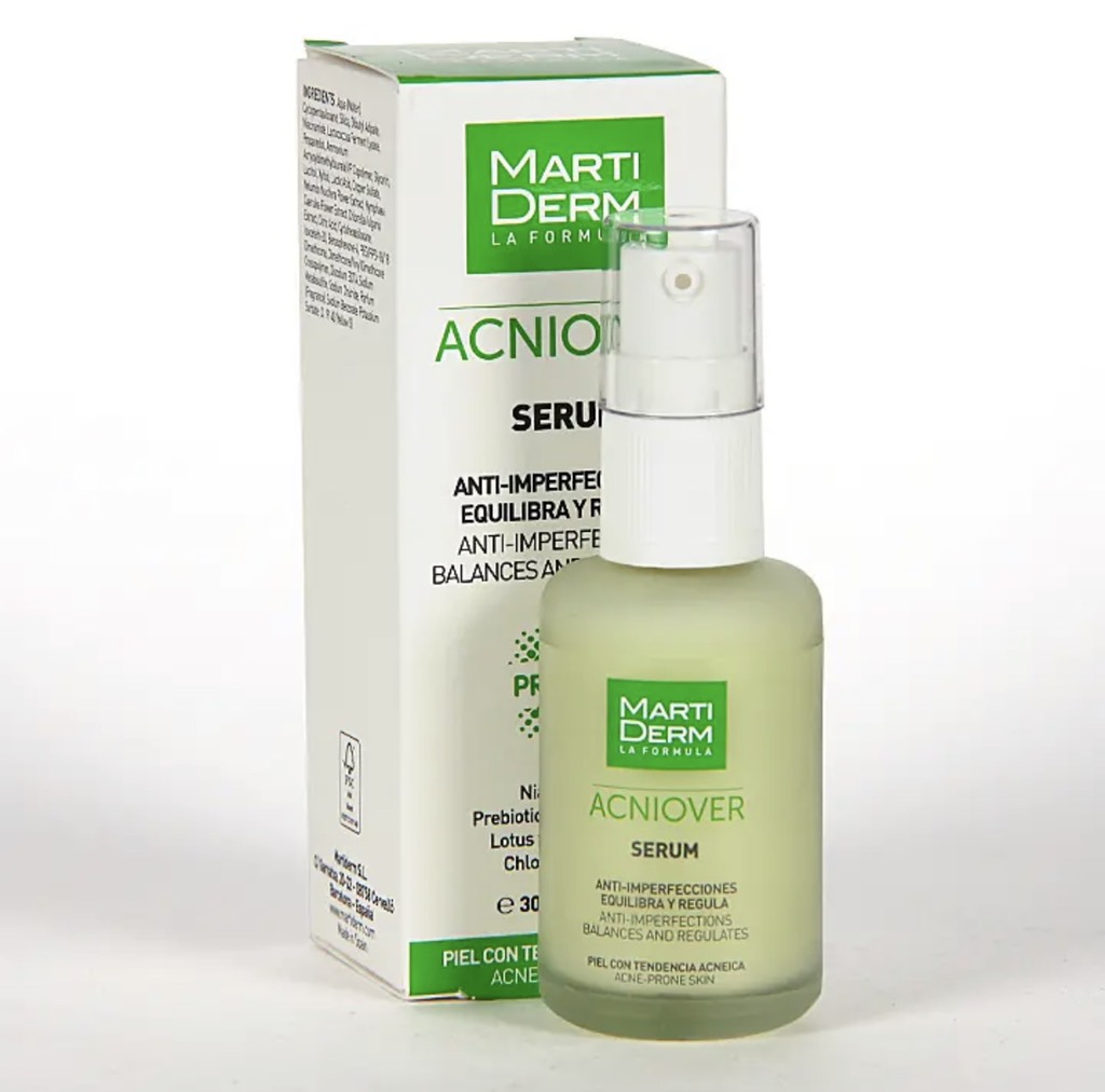 Tinh chất giảm mụn & kiểm soát nhờn - Martiderm Acniover Serum Anti-blemish 30 ml
