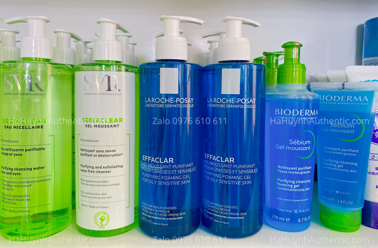 [Bill Pháp] Gel rửa mặt SVR Sebiaclear Gel Moussant 400ml