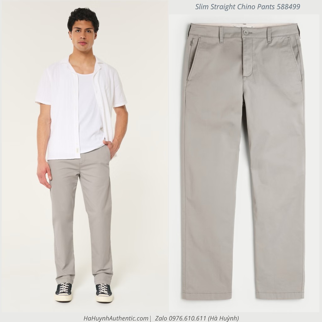 [ Hollister ] Slim Straight Chino Pants