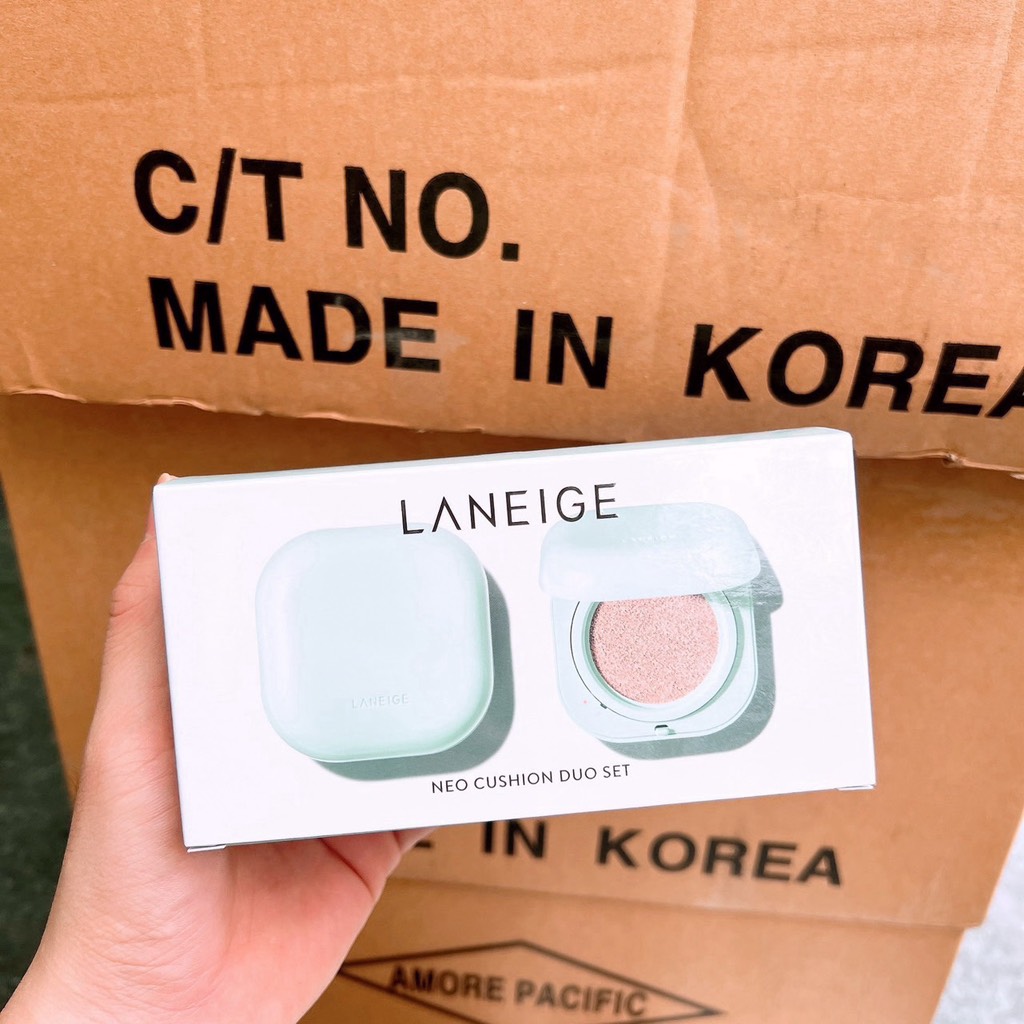 Phấn nước dưỡng ẩm che khuyết điểm hoàn hảo Lâu trôi Laneige Neo Cushion Matte 15g