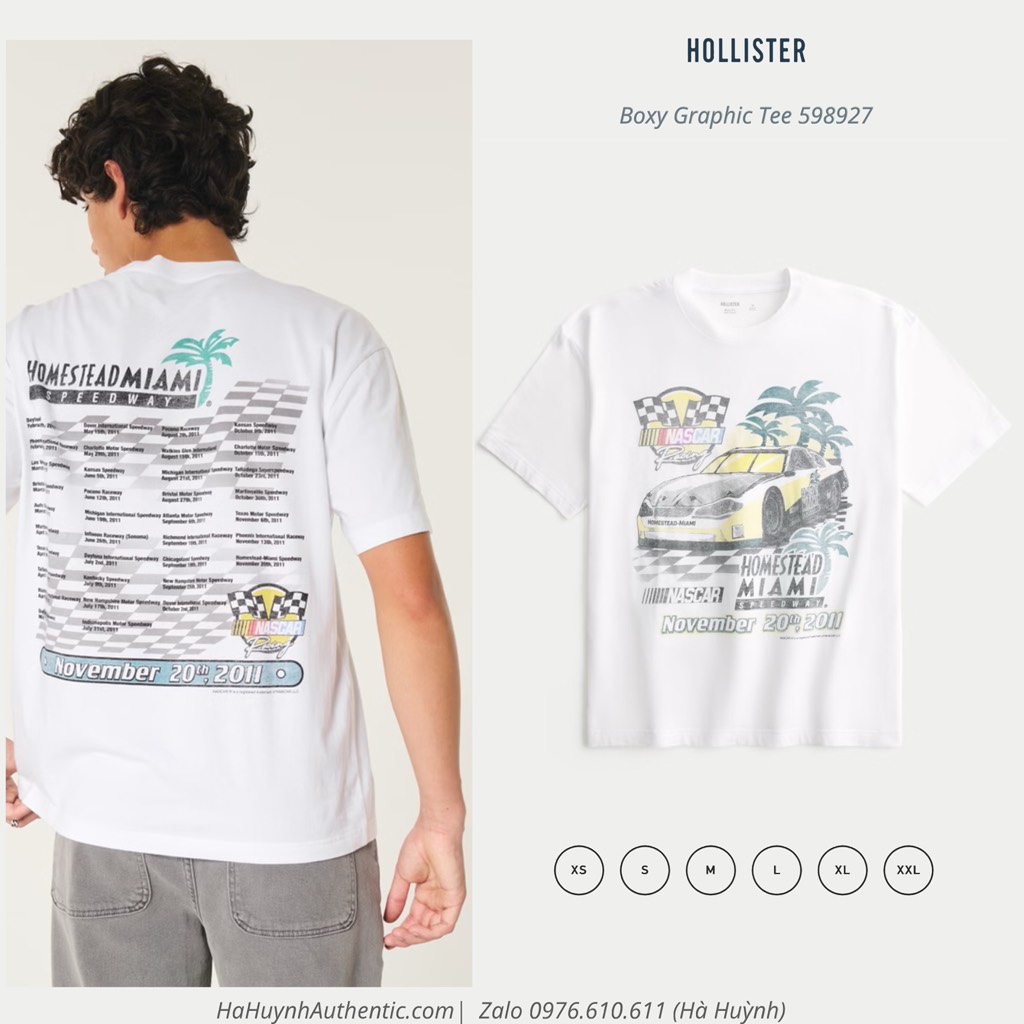 Áo thun nam Hollister