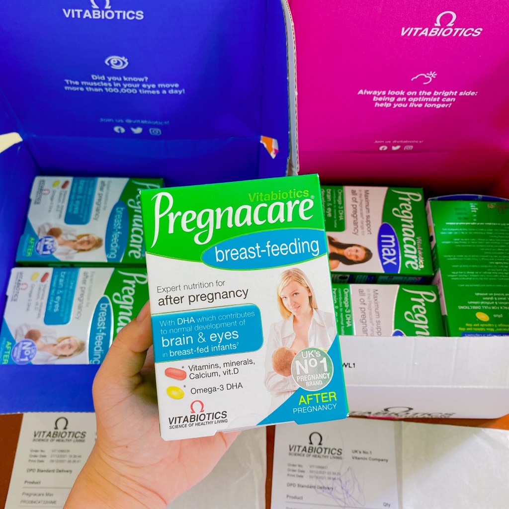 Vitamin Tổng Hợp Cho Phụ Nữ Sau Sinh Pregnacare Breast-feeding No1 UK