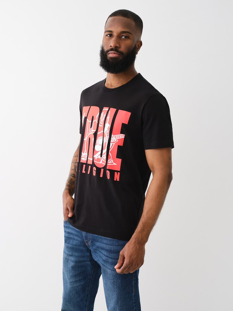 [ TRUE RELIGION ] TRUE BUDDHA LOGO TEE