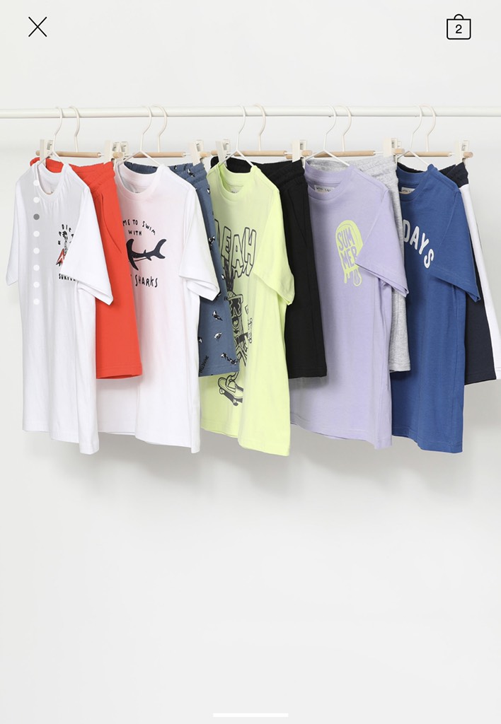 WEEKLY PACK OF 10 GARMENTS (4YEARS - 14YEARS)