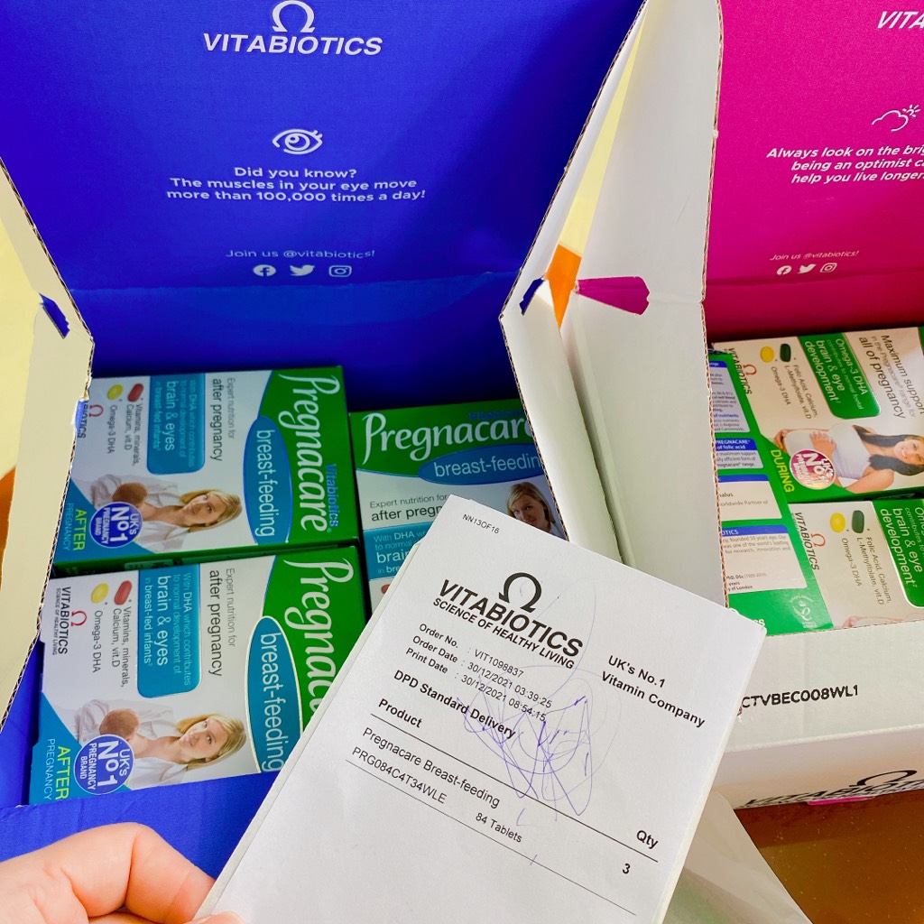 Vitamin Tổng Hợp Cho Phụ Nữ Sau Sinh Pregnacare Breast-feeding No1 UK