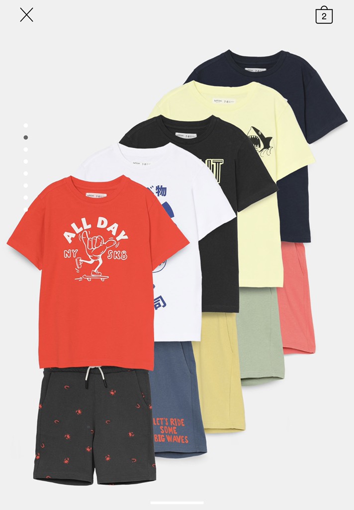 WEEKLY PACK OF 10 GARMENTS (4YEARS - 14YEARS)