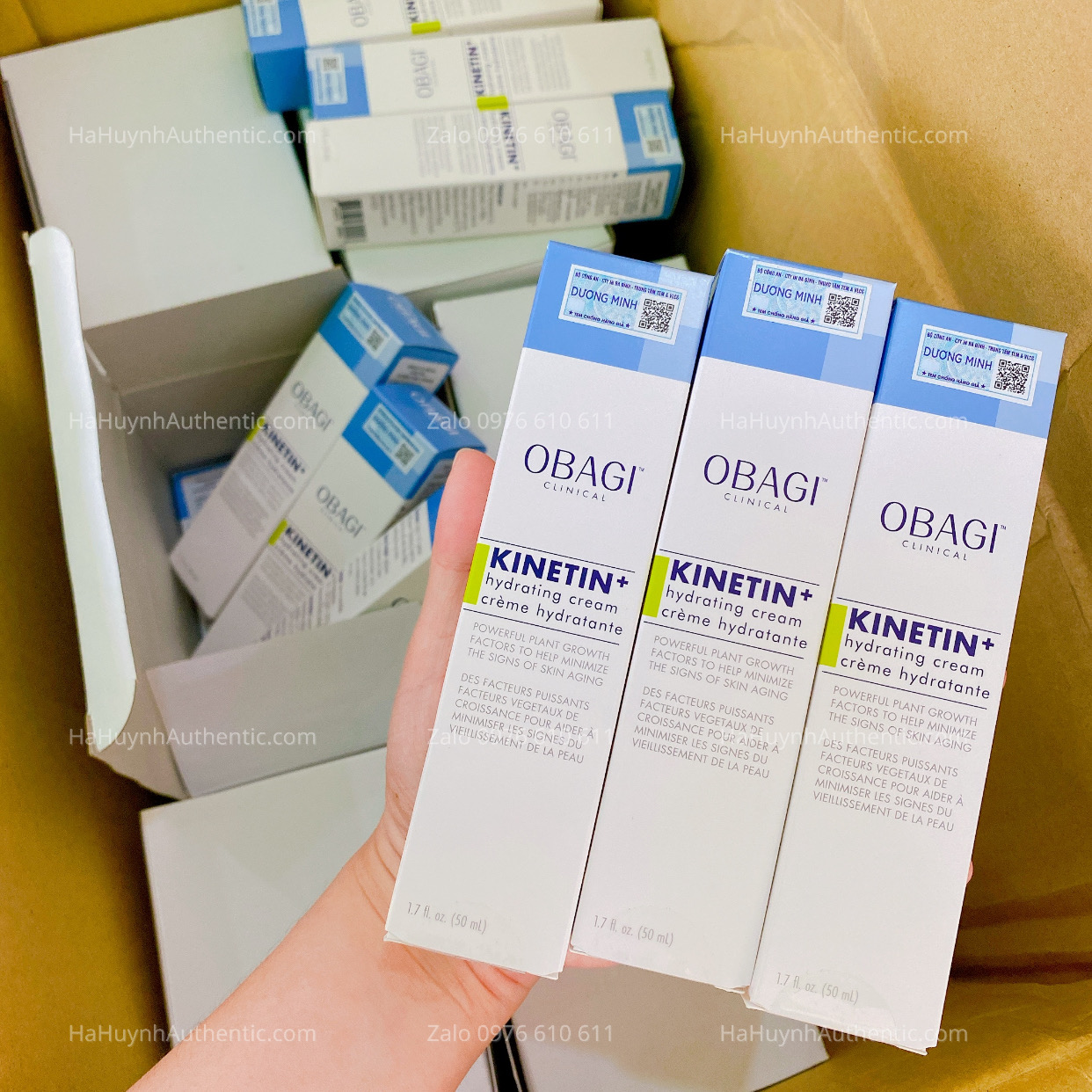 Kem dưỡng phục hồi làm dịu da OBAGI CLINICAL Kinetin+ Hydrating Cream