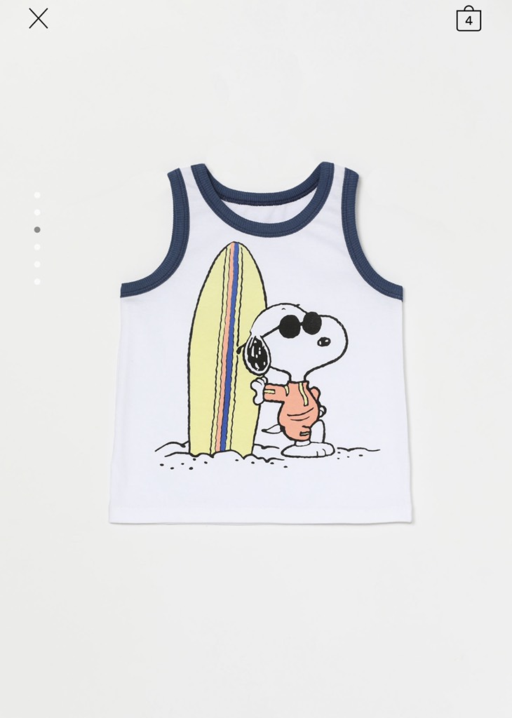 SNOOPY PEANUTS™ T-SHIRT AND BERMUDA SHORTS SET