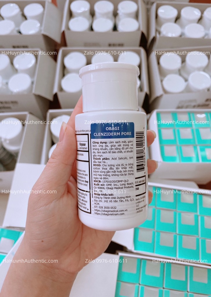 BHA OBAGI - Dung dịch đặc trị mụn, giảm nhờn Obagi Clenziderm MD Pore Therapy