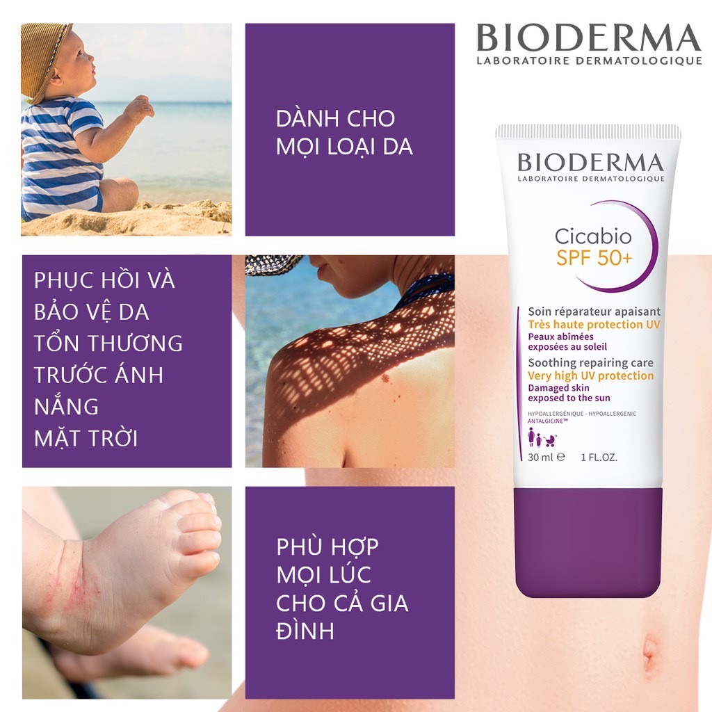 Kem dưỡng Bioderma Cicabio SPF 50+