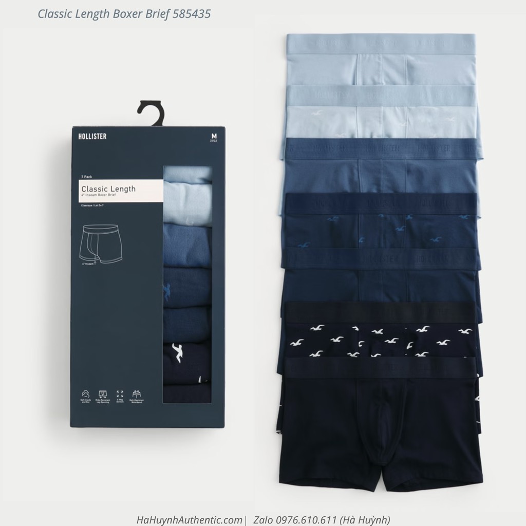 [ Hollister ] Classic Length Boxer Brief 585435