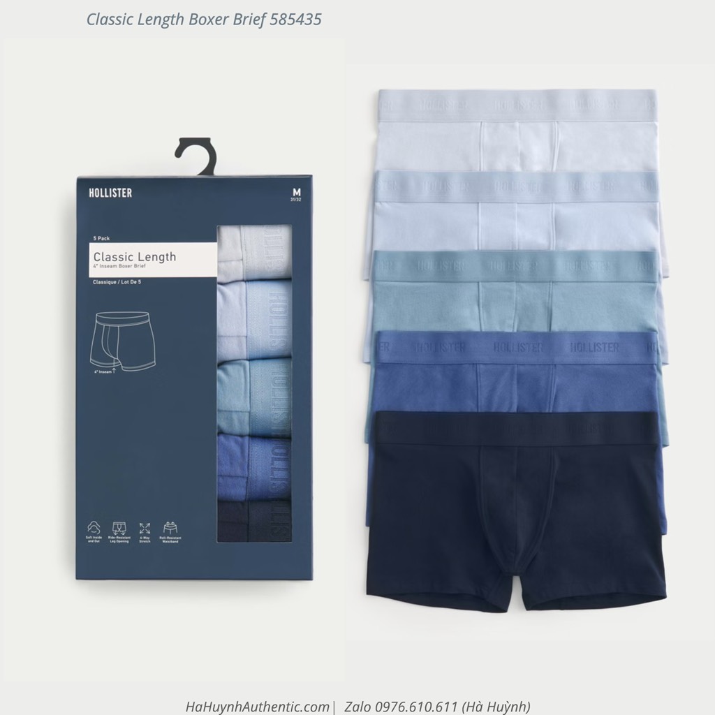 [ Hollister ] Classic Length Boxer Brief 585435