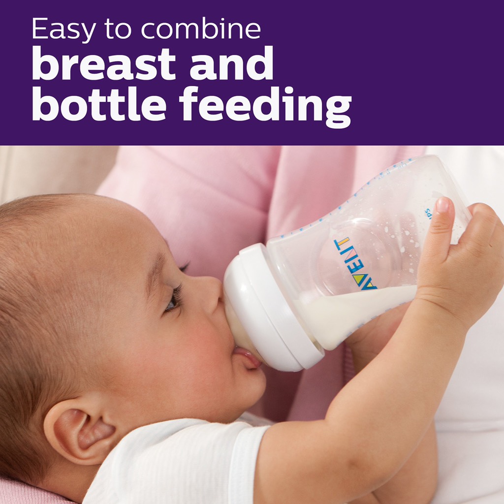 Bình sữa Philips Avent Natural Baby Bottle 9oz, 3 pack