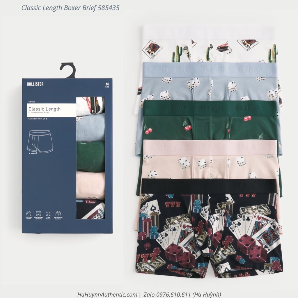 [ Hollister ] Classic Length Boxer Brief 585435