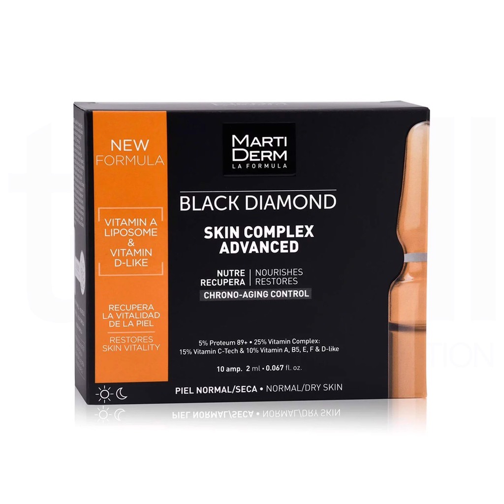 Tinh chất Chống Oxy Hoá, Trẻ Hóa & Làm Sáng Da 5% Proteum 89+, 15% Vitamin C-Tech - MartiDerm Black Diamond Skin Complex Advanced
