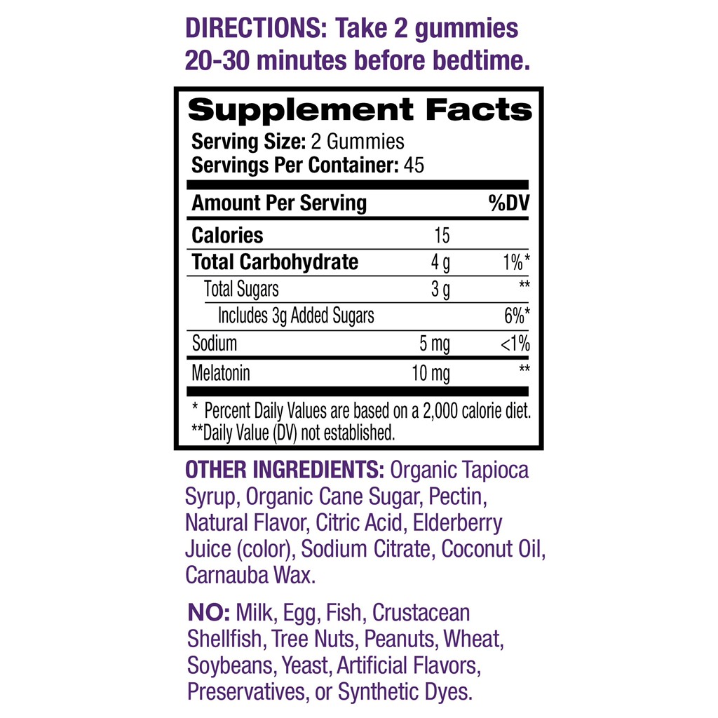 Kẹo dẻo giúp ngủ ngon Natrol Strawberry Melatonin Gummies, 10 mg, 90 count