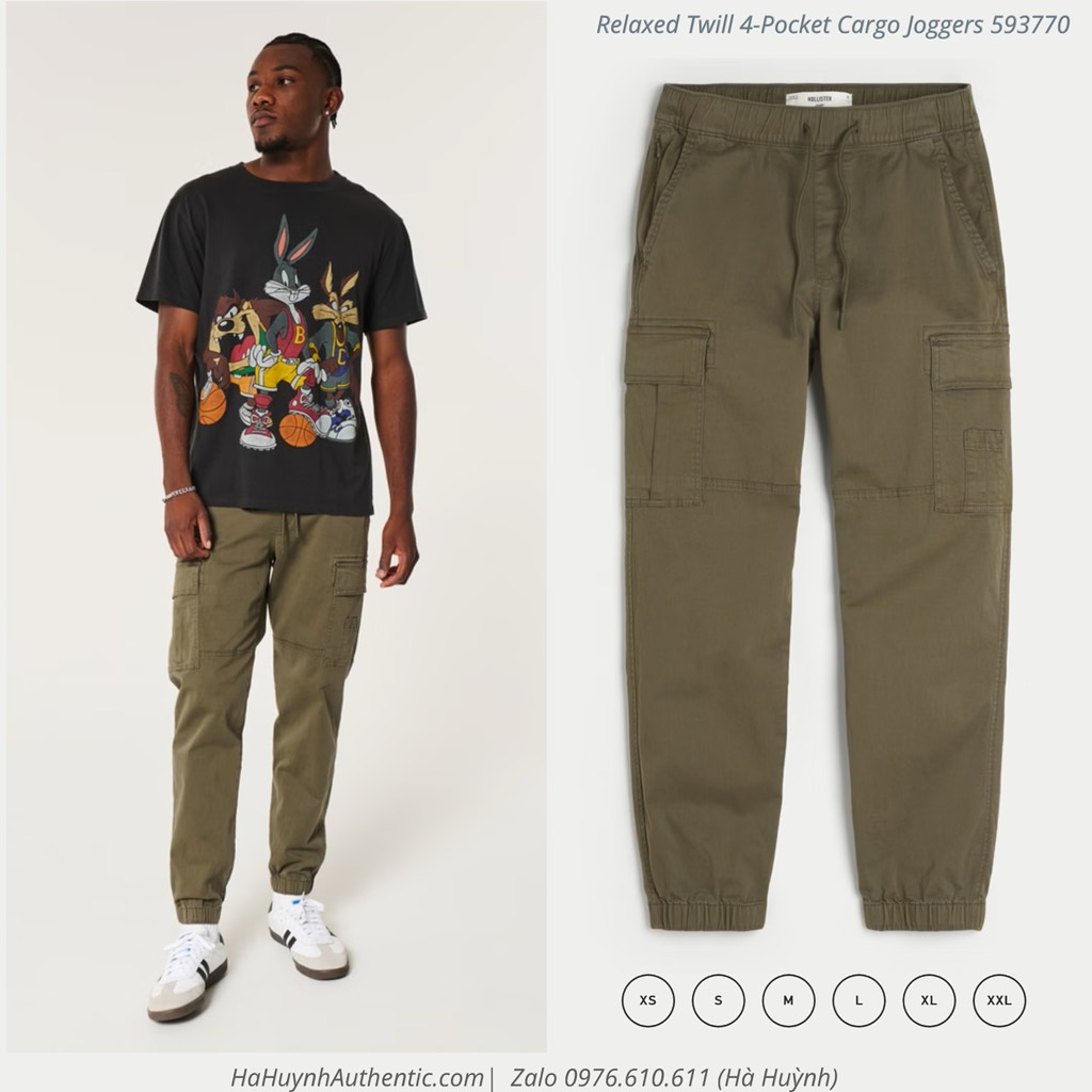 Quần Jogger nam Hollister