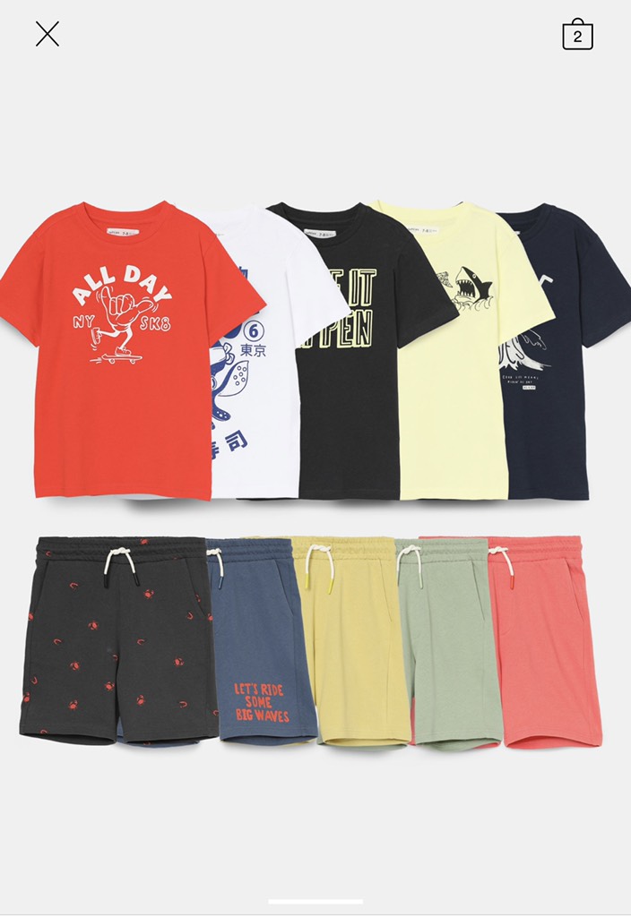 WEEKLY PACK OF 10 GARMENTS (4YEARS - 14YEARS)