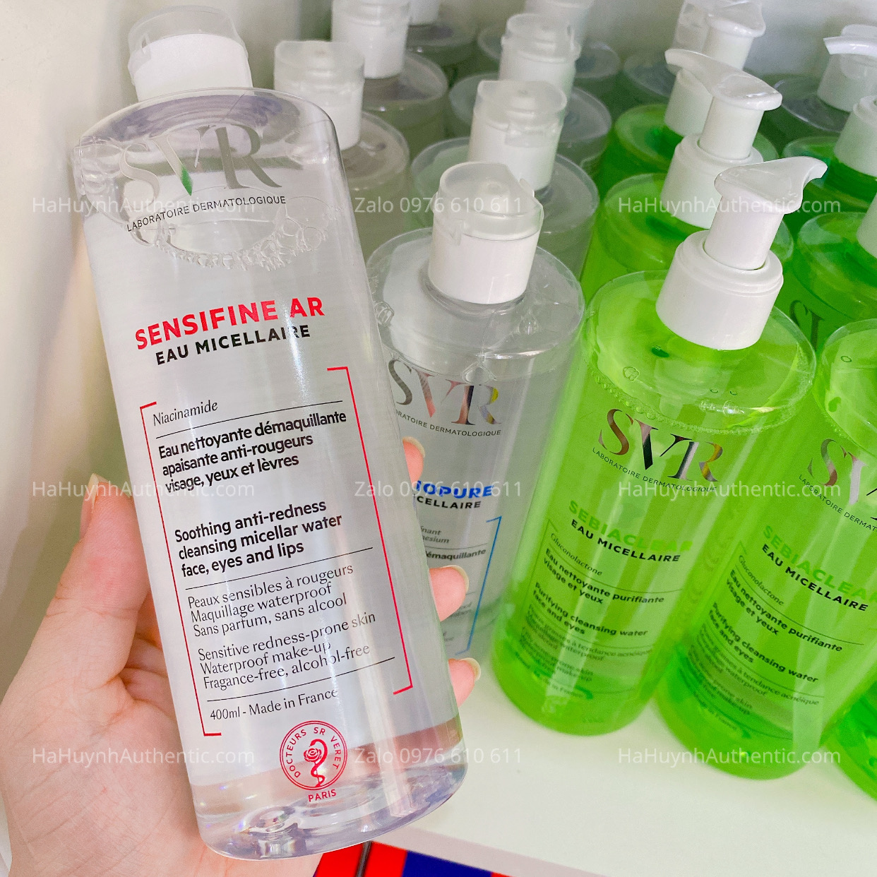 [Bill Pháp] Nước tẩy trang SVR dành cho da nhạy cảm