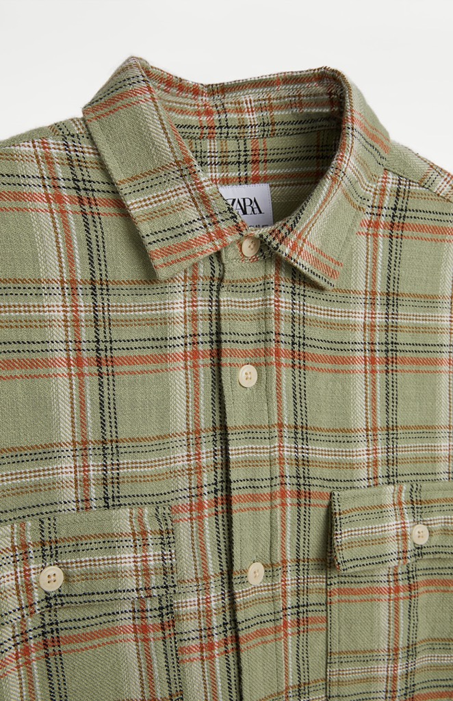 TEXTURED CHECK SHIRT