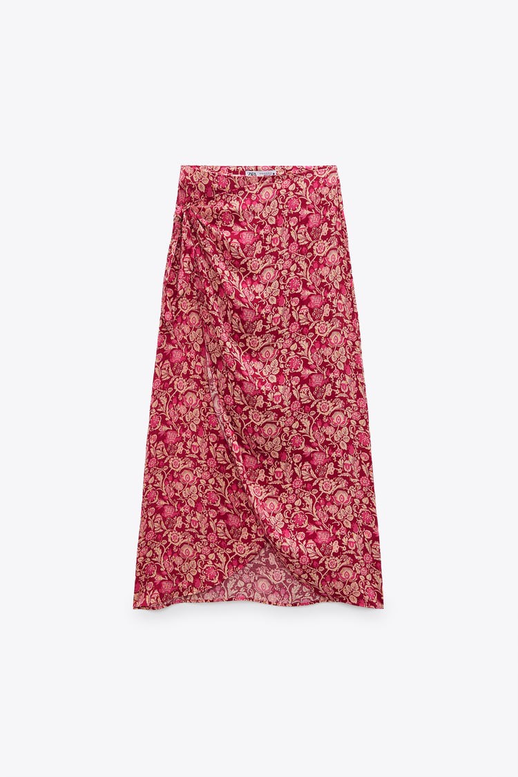PRINTED SARONG SKIRT