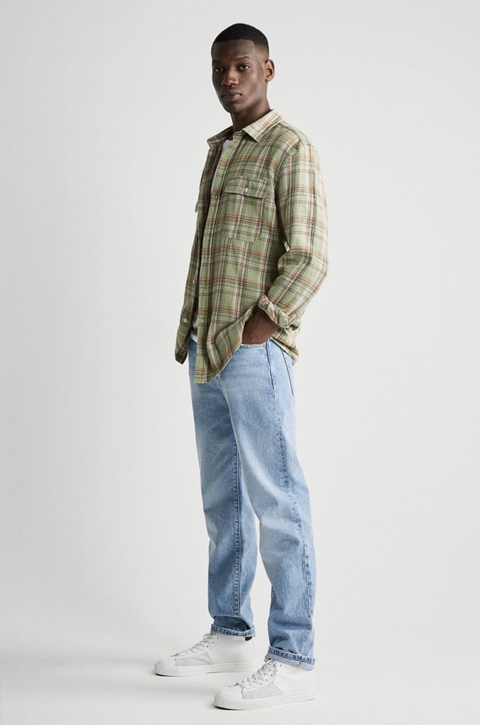 TEXTURED CHECK SHIRT