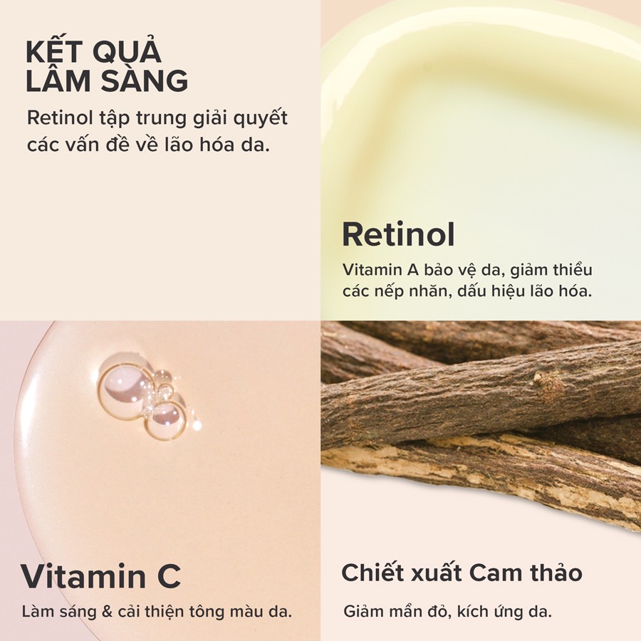 Tinh chất hỗ trợ điều trị nám & lão hoá Paula’s Choice Clinical 1% Retinol Treatment