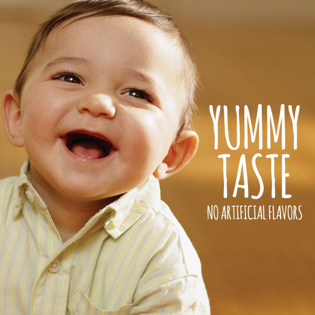 Bánh ăn dặm Gerber Mild Cheddar & Veggie Dip Baby Snack, 5.92 oz Canister, 4 Pack