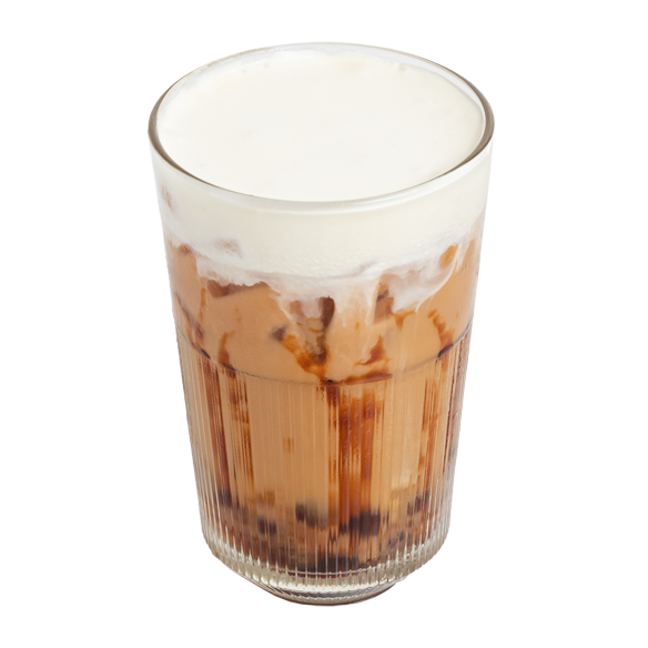 Hồng trà sữa đào kem mặn