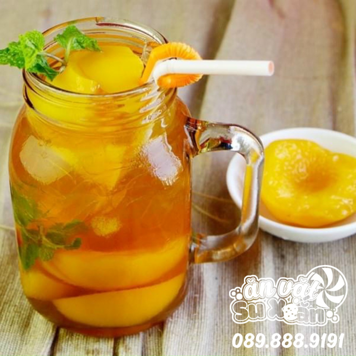 ĐÀO NGÂM YELLOW PEACH Ăn vặt Su Xoắn