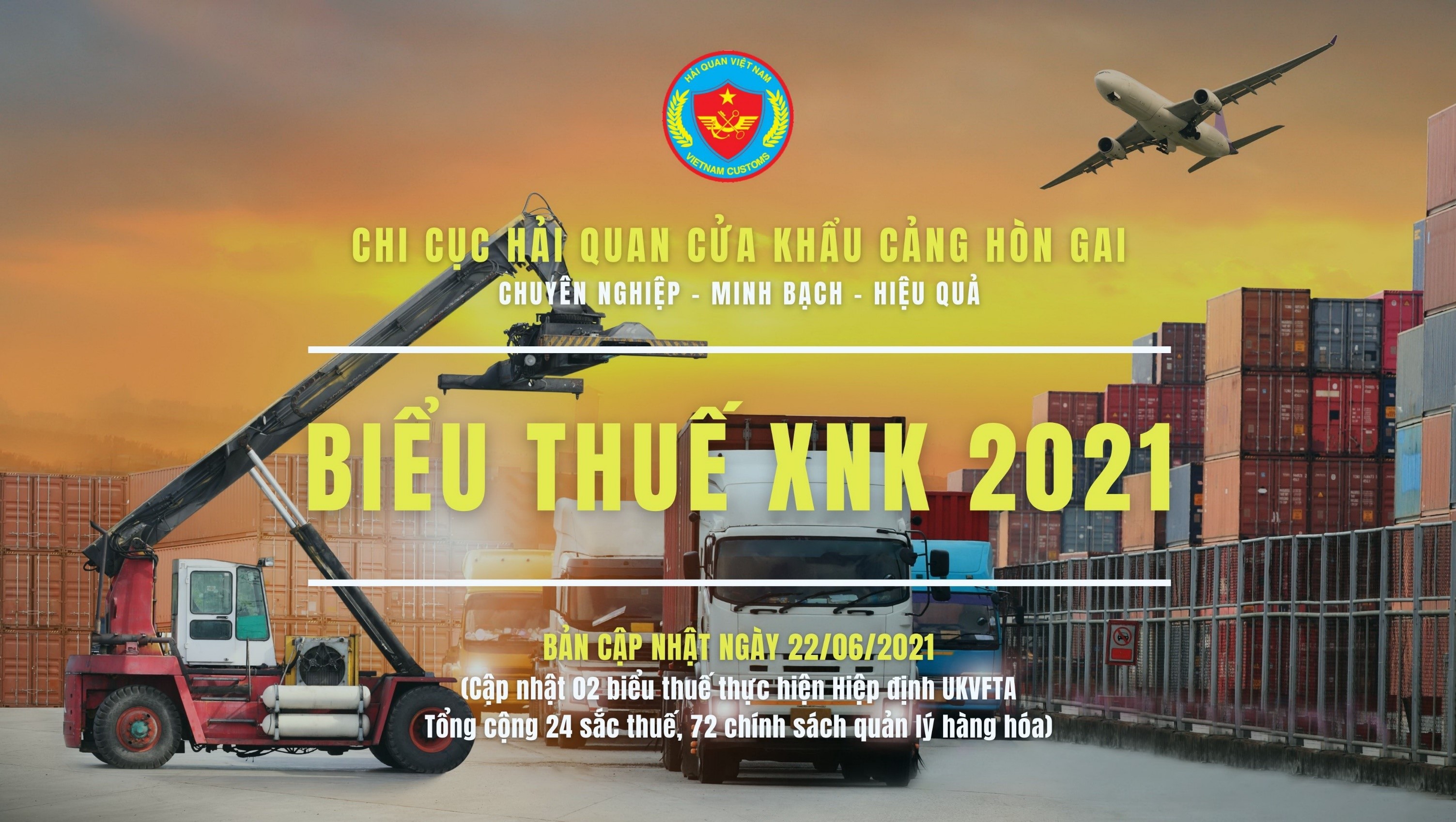 BIỂU THUẾ XUẤT NHẬP KHẨU MỚI NHẤT 2021