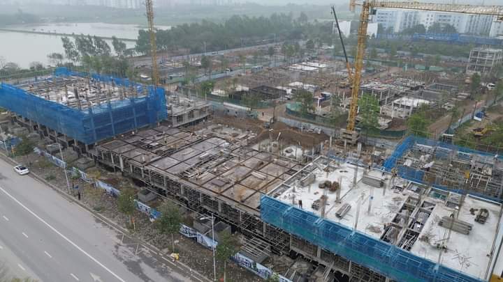 Tiến độ xây dựng phân khu B1.1 dự án Thanh Hà Cienco5
