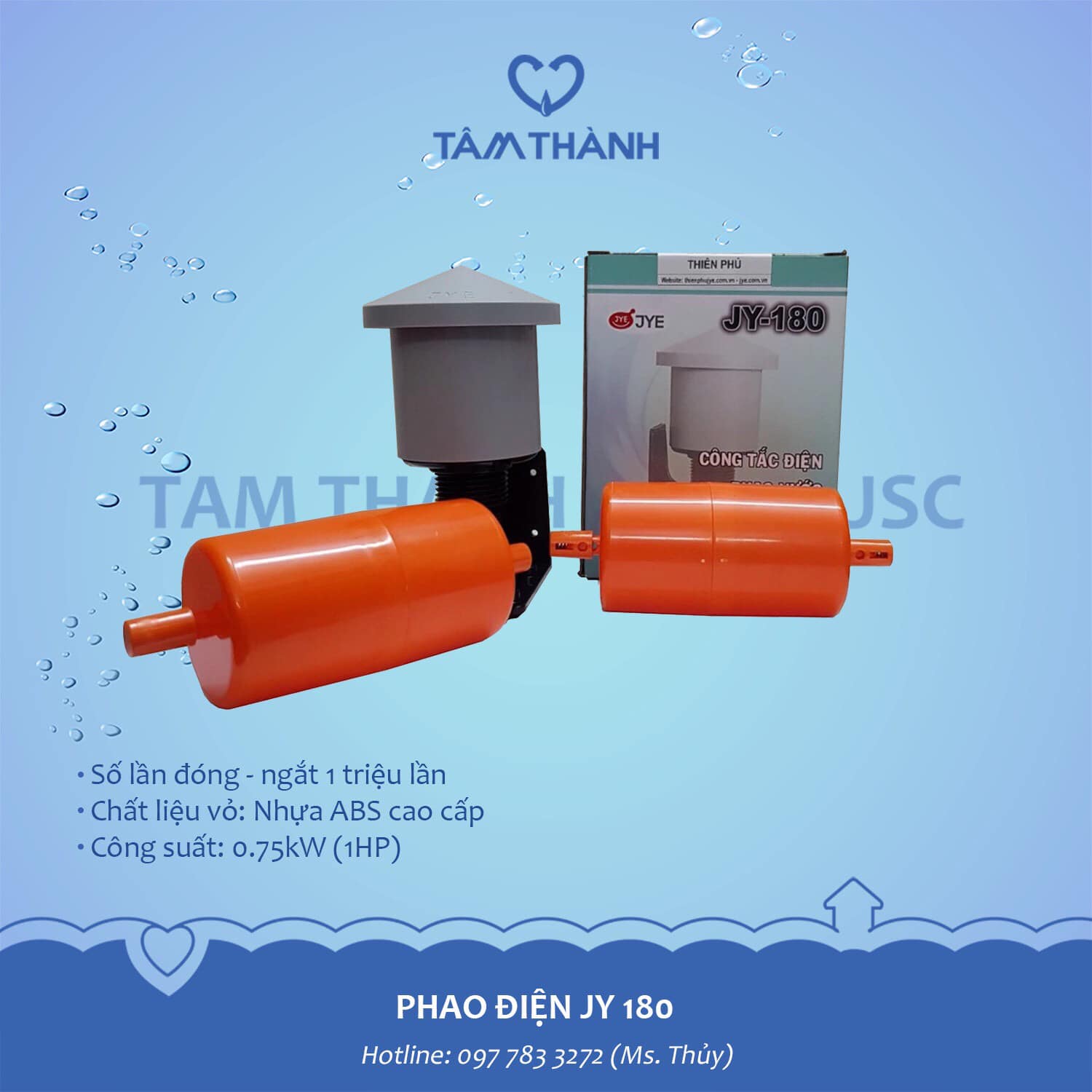 Phao điện JY180- Lựa chọn tốt nhất cho bể nước nhà bạn Công ty cổ ...