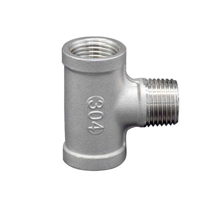 Tê inox trong-ren ngoài, class 150