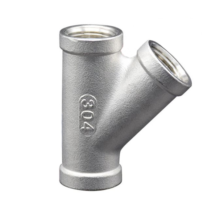 Tê ren inox 45 độ-Tê ren inox chữ Y, class 150