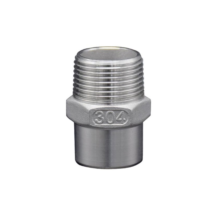 Nối 1 đầu ren ngoài-1 đầu hàn, inox, class 150