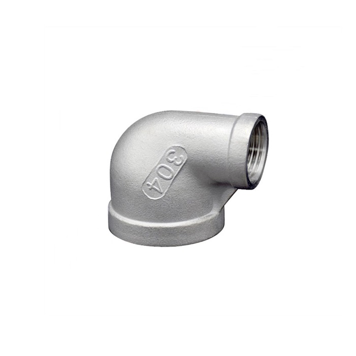 Co giảm ren 90 độ, inox, class 150