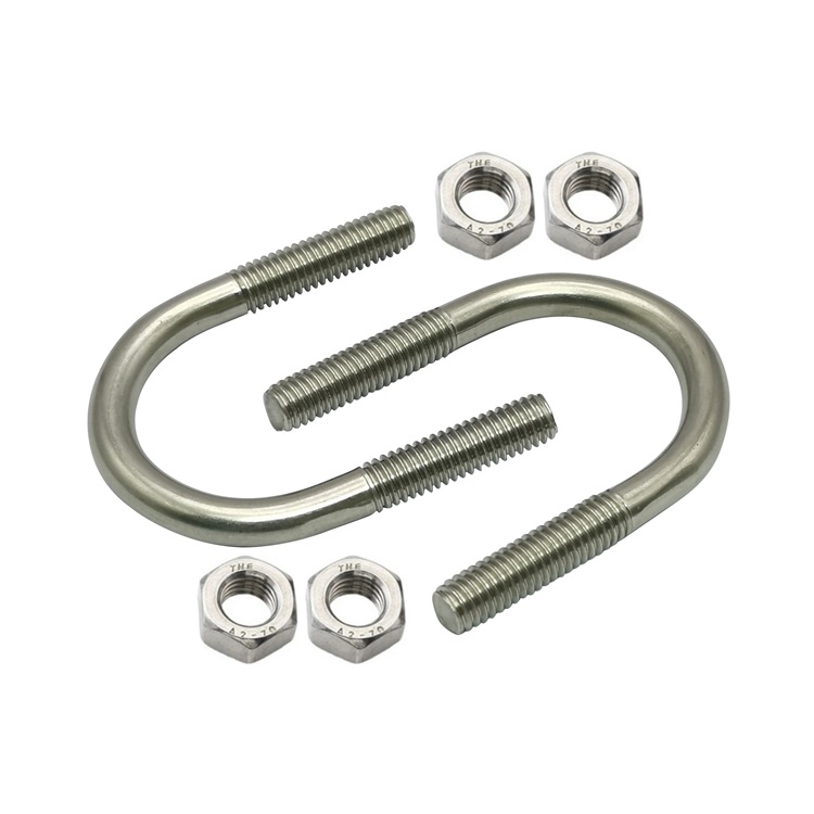 Bu lông chữ U inox 304 (Cùm U SS304 / U-bolts)