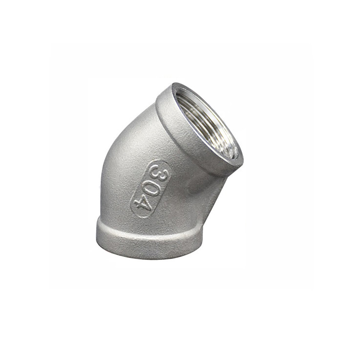 Co ren 45 độ, inox, class 150