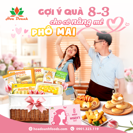 GỢI Ý QUÀ 8-3 CHO CÔ NÀNG MÊ PHÔ MAI