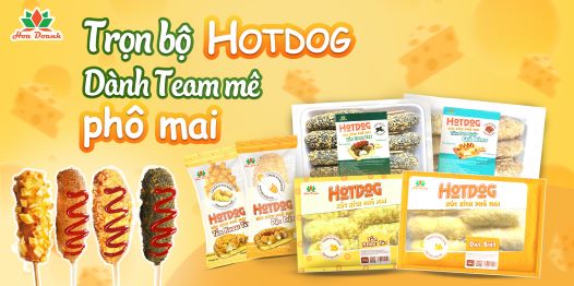 TRỌN BỘ HOTDOG - DÀNH TEAM MÊ PHÔ MAI