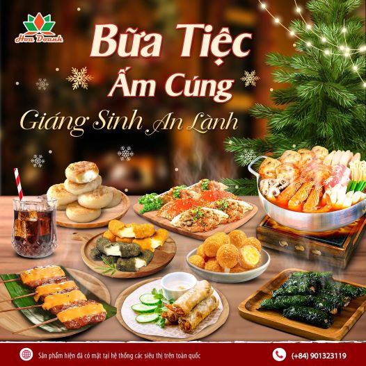 BỮA TIỆC ẤM CÚNG CHO GIÁNG SINH AN LÀNH