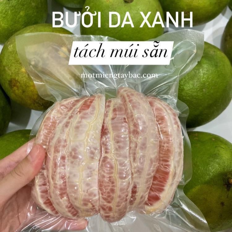 Bưởi hồng da xanh